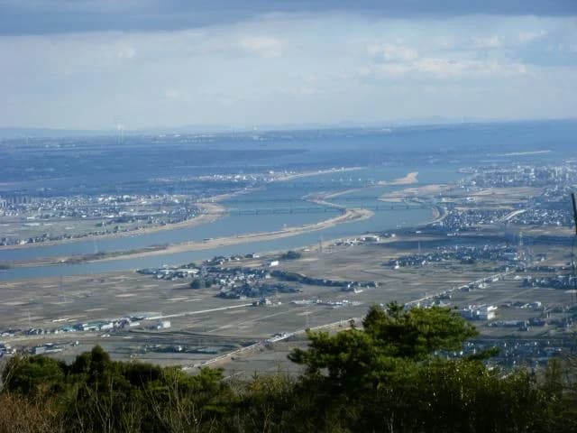 多度山上眺望