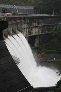 Osako Dam water discharge
