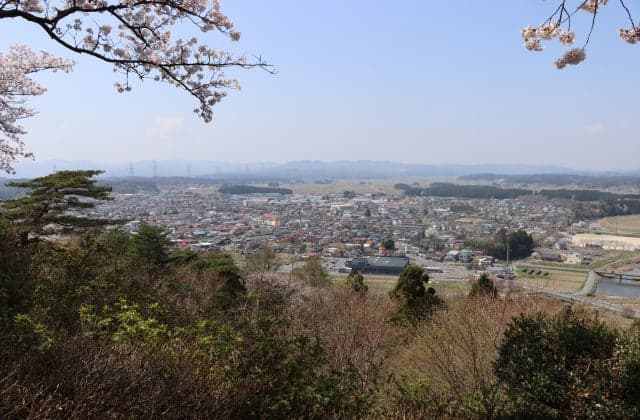 Asakawa-cho seen from Shiroyama