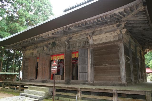 The main shrine of Dozan Oji Shrine