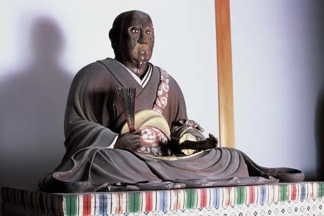 The statue of Akamatsu Sanson
