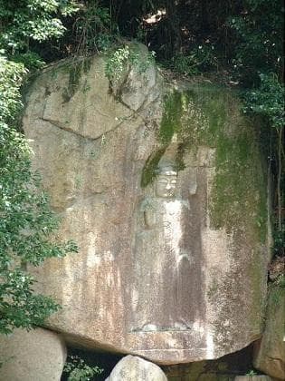 Miroku-magaibutsu Stone Buddha