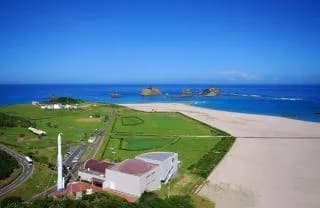 種子島宇宙センター科学技術館前