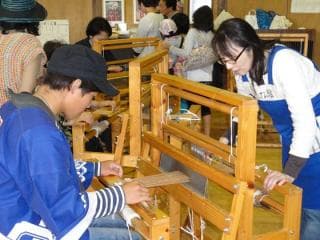 Experience making shina weaving coaster
