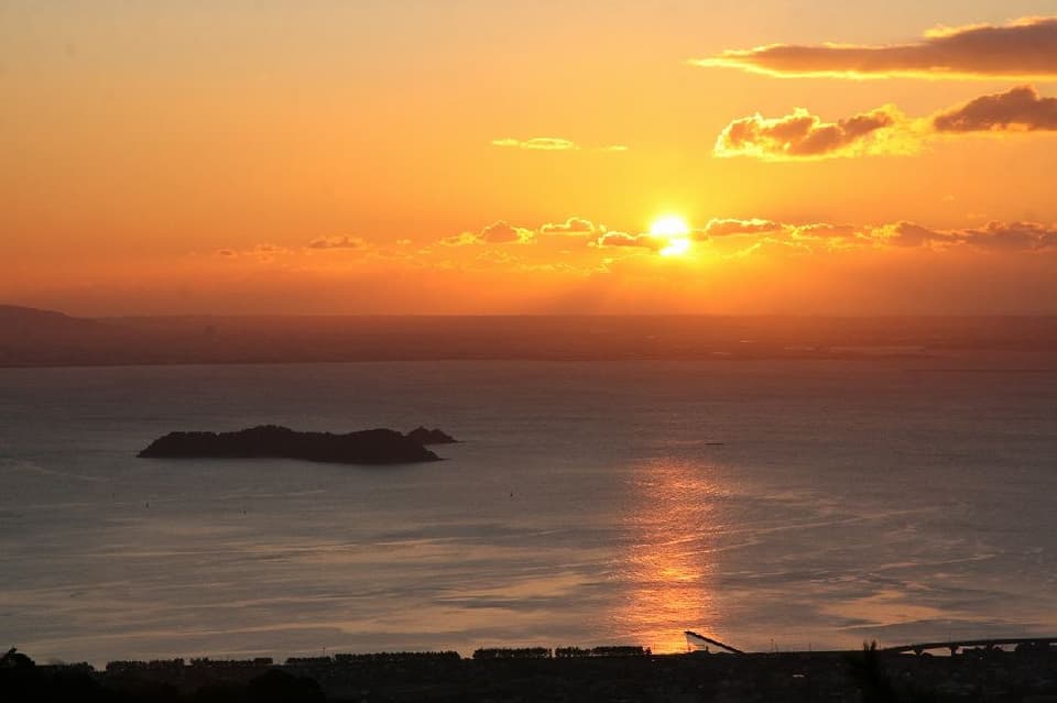 The summit of Mount Sangane Skyline in Nishio City