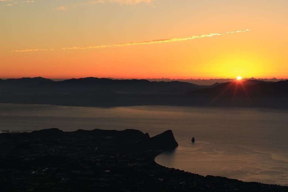 At the top of Kaimondake