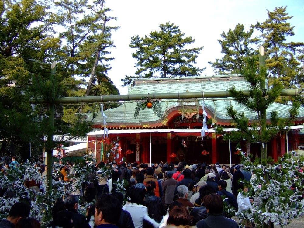 New Year's visit to Osada Shrine