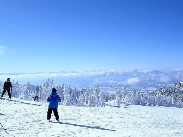 "Teragoya Ski Resort" in the central area of Shiga-kogen
