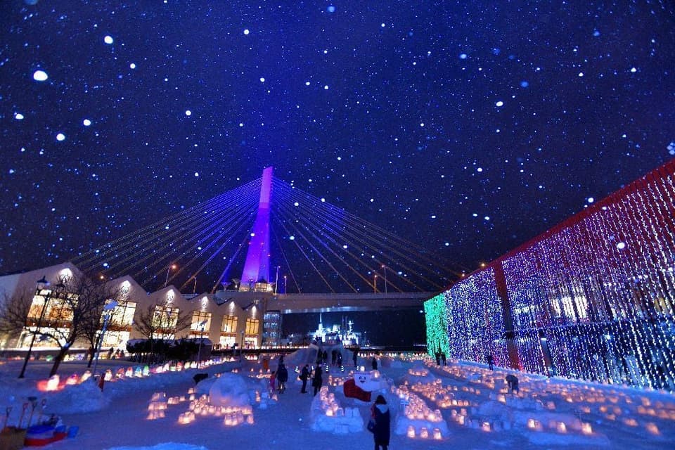 ねぶたの技法を用いたイルミネーション(未定:11月中旬頃確定)