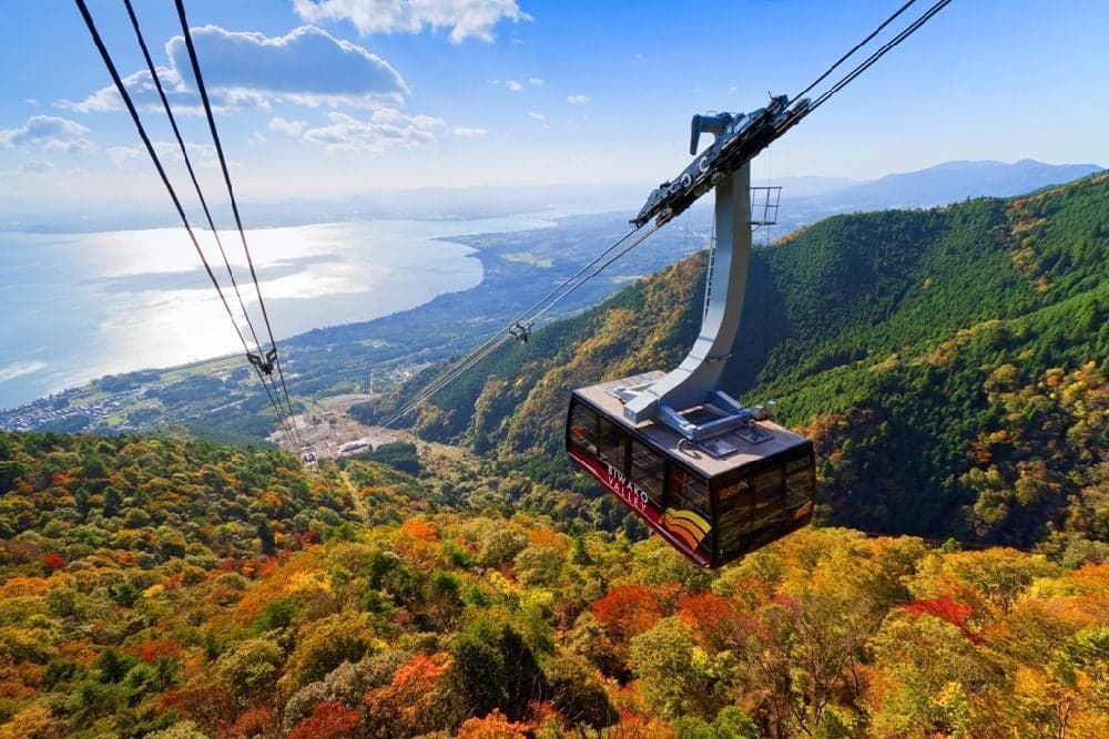 Autumn leaves in Biwako Valley
