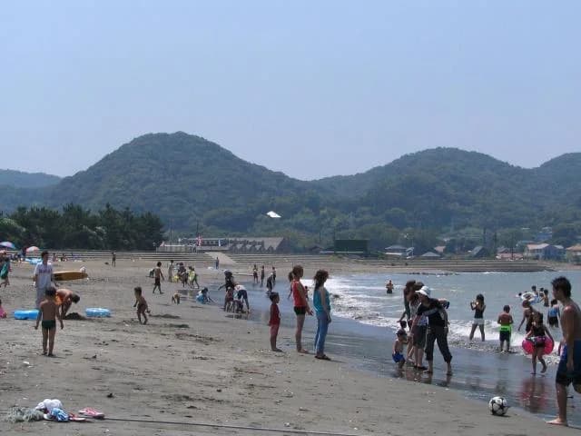 Kazusaminato sea bathing