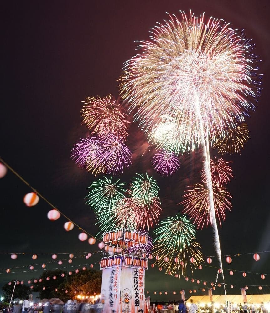 尊徳夏まつり2024大花火大会