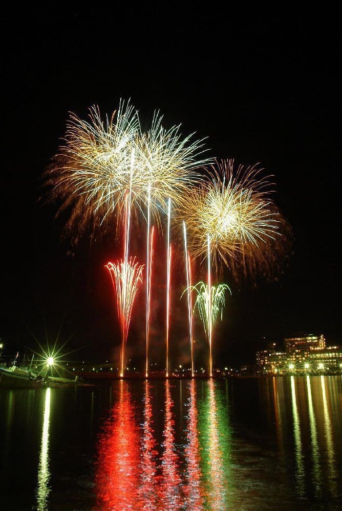 かつうら若潮花火