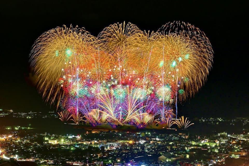 おぢやまつり大花火大会