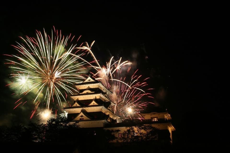 Ozu River Festival Fireworks Festival