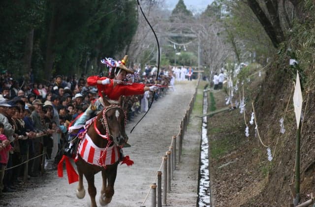 Yabusame of Sumiyoshi-jinja Shrine