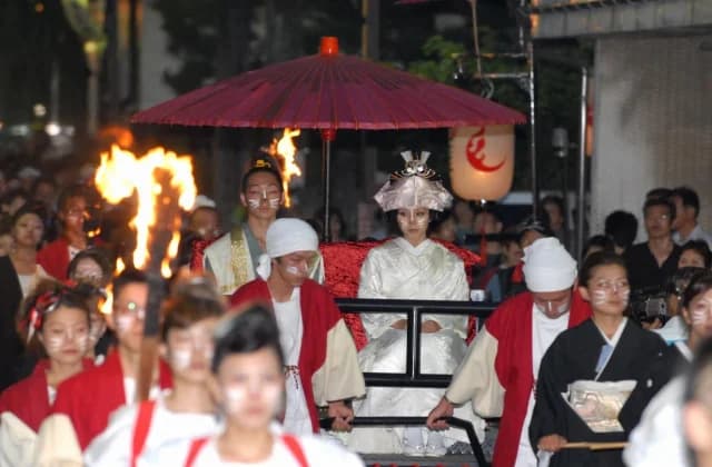 Furukawa-cho Fox Fire Festival, Hida City