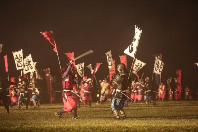 Reproduction of the Battle of Kawanakajima