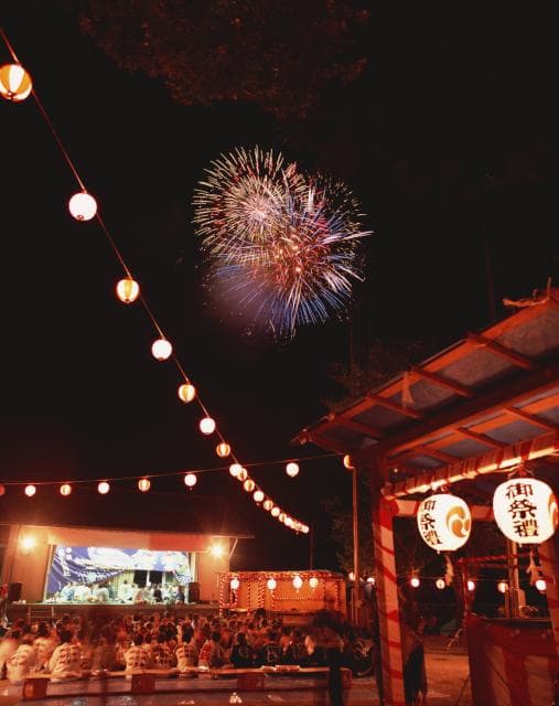 例祭と花火大会(奥多摩町観光産業課)