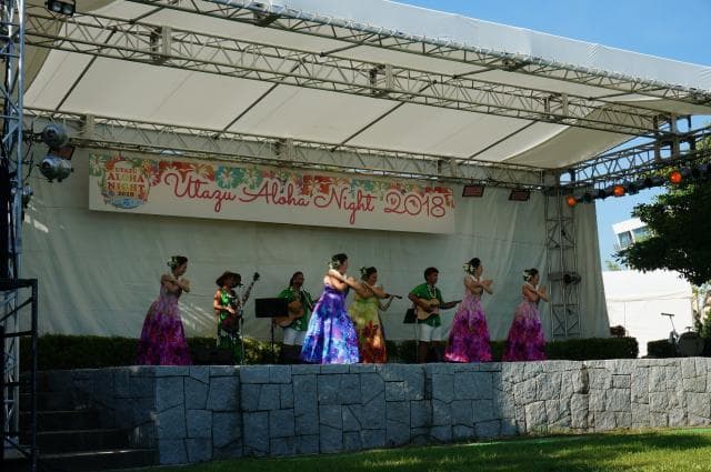 Lawn open space stage