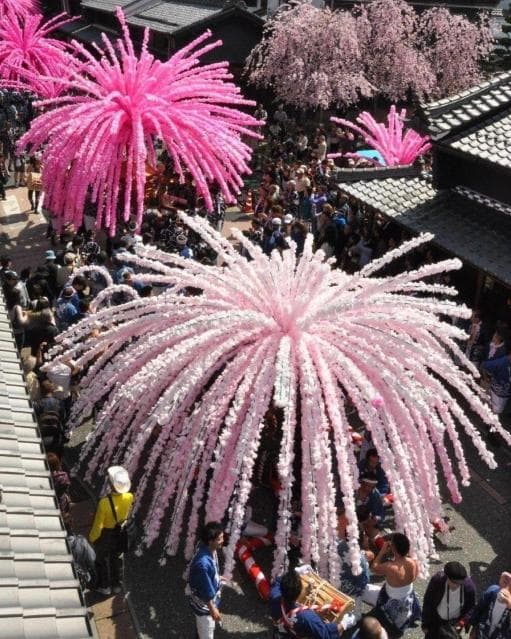 Mino Festival Hana Mikoshi