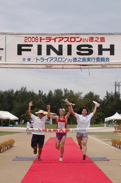 Winning the relay section