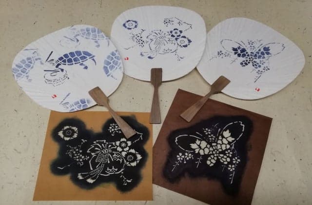 Fan-type dyeing experience