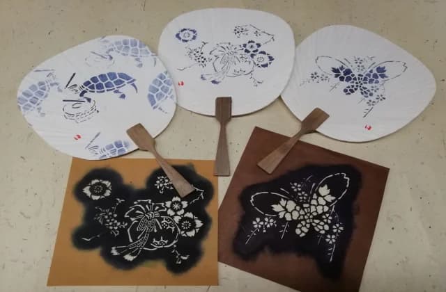 Fan type dyeing experience