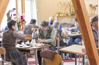 The cafeteria of the Wasase Exchange Center