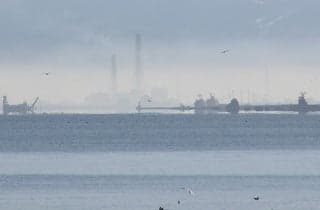 氷見からも見える蜃気楼