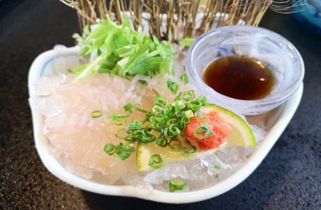 Sea sashimi