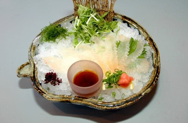 Sea sashimi