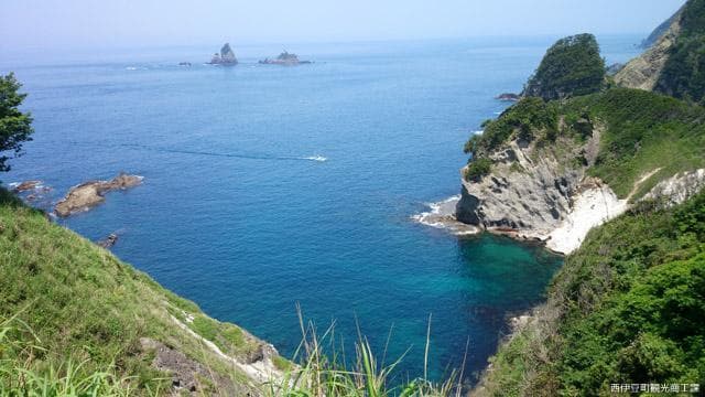 Dagojima seen from the Tomeigasaki Promenade