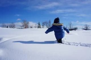 一面の雪海原(ゆきうなばら)