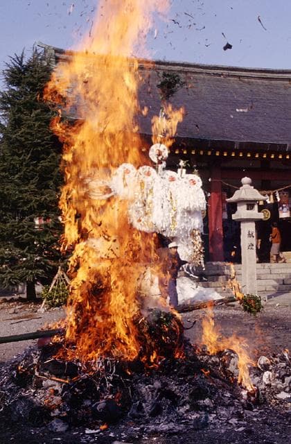 愛宕社の火祭り