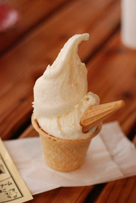 十勝野フロマージュのアイスクリーム