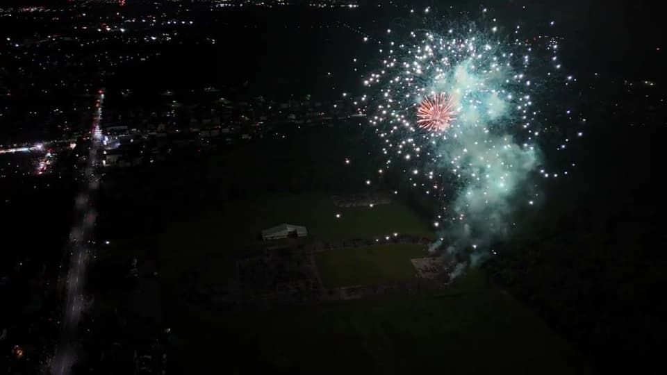 The 47th Eniwa Sanshikai Noryo Fireworks Festival