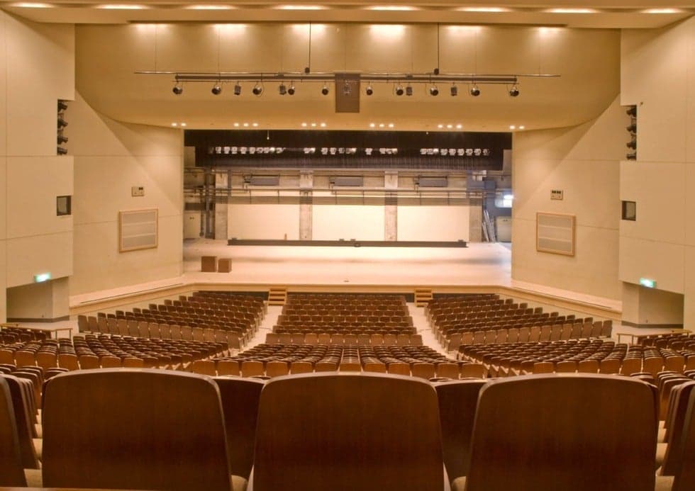 Large hall (from seats)