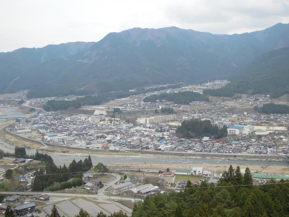 城跡遠景