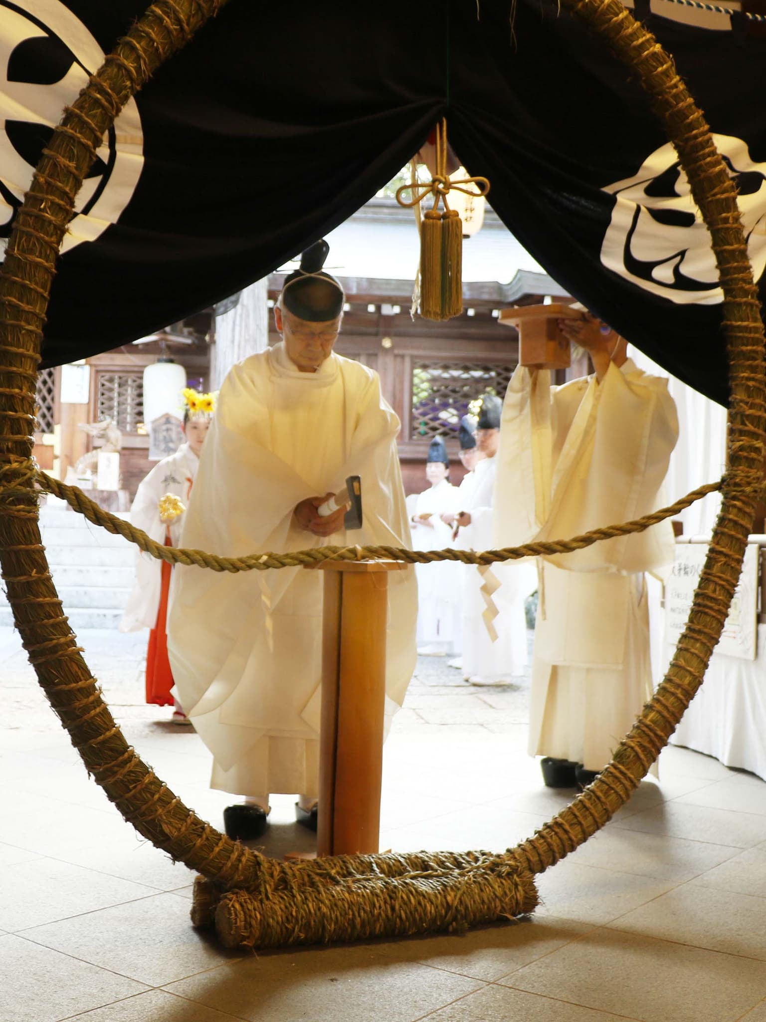 The beginning ceremony
