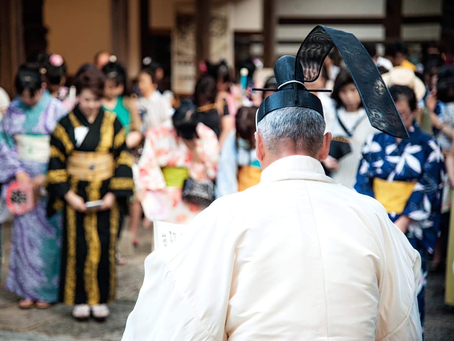 The beginning ceremony