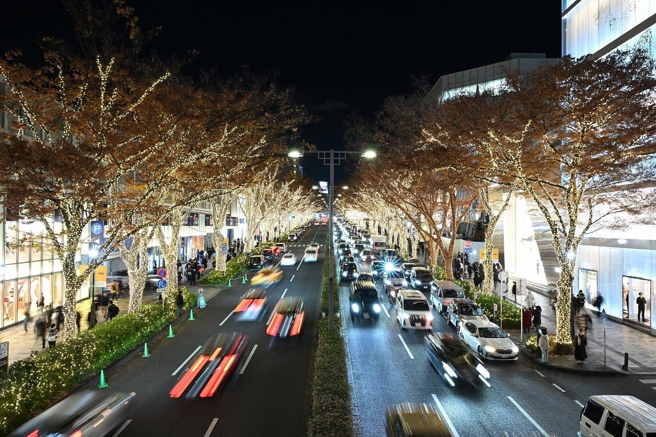 表参道 フェンディ イルミネーション 2024