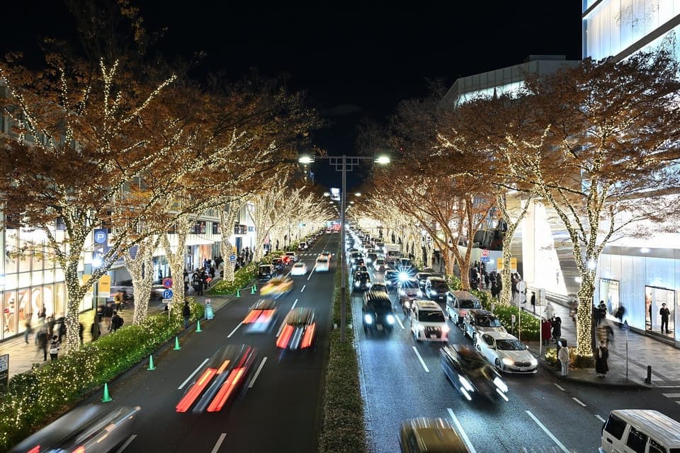 表参道 フェンディ イルミネーション 2024