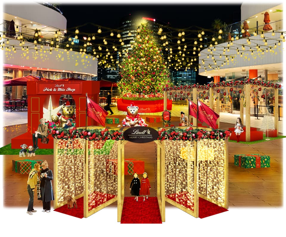 横浜ベイクォーター Lindt Teddy's Christmas