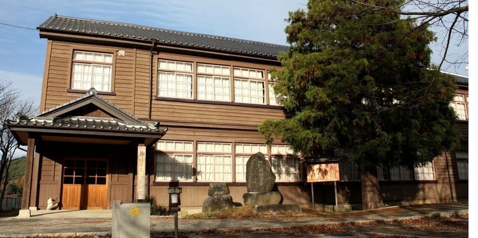 In front of Komagane Folk Museum