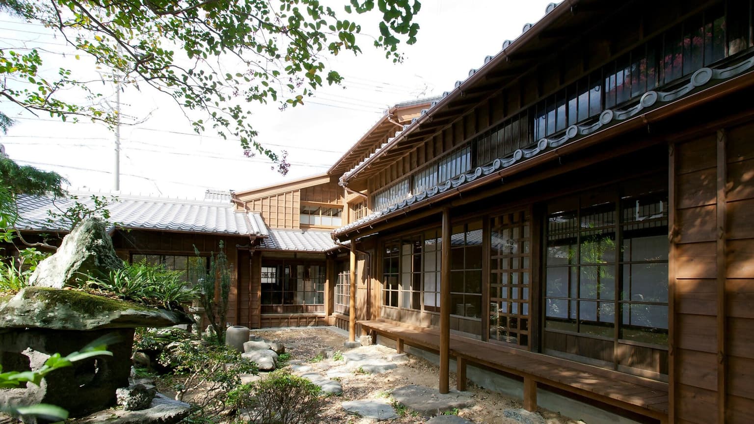 Corner and courtyard