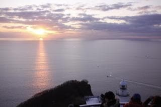 The first sunrise of Cape Chikyu