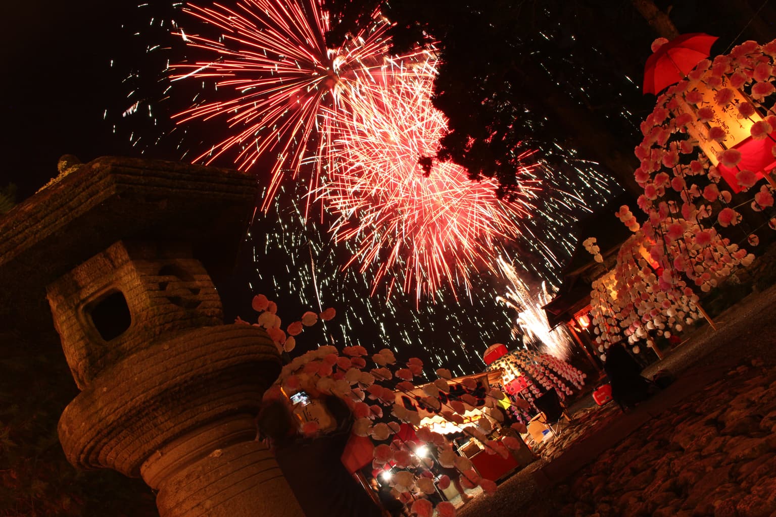 Lights and fireworks