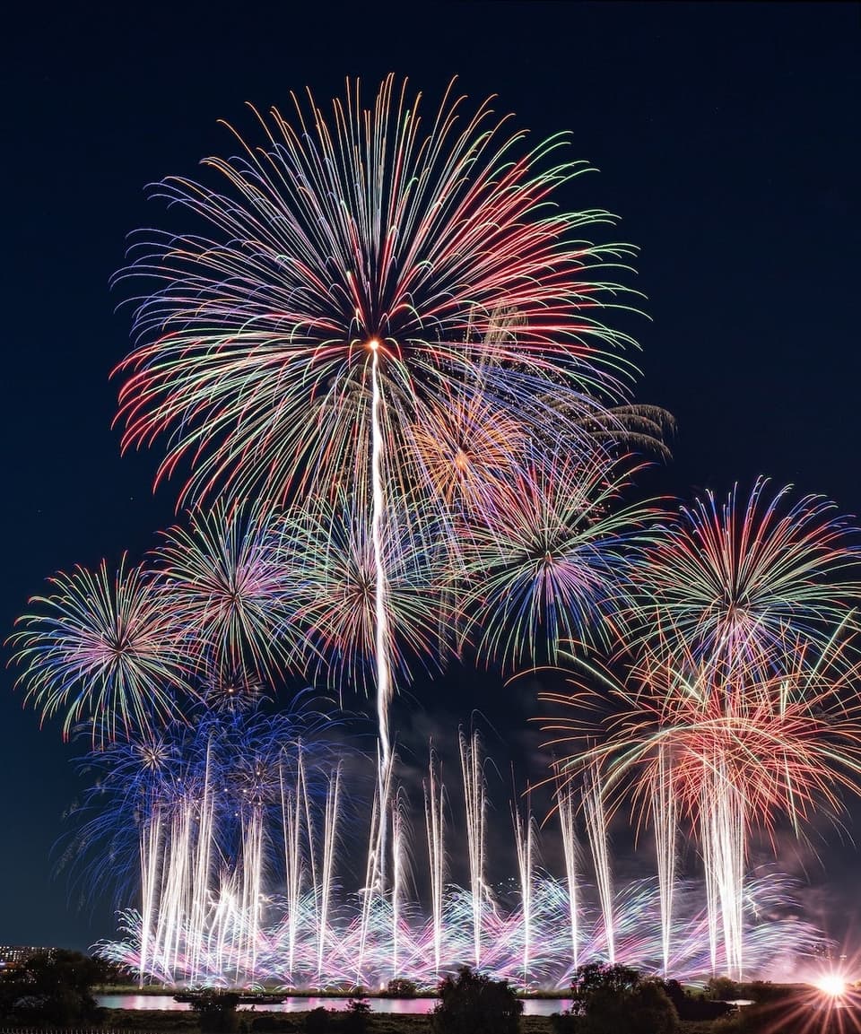 "Arakawa Floodway 100th Anniversary" The 71st Toda Bridge Fireworks Festival Sky Fantasia
