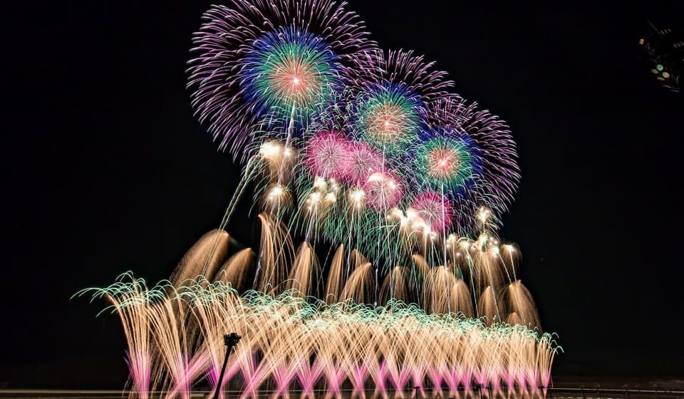 Suntory The Premium Maltz Mobility Resort Motegi Fireworks Festival Sound and Light Symphony